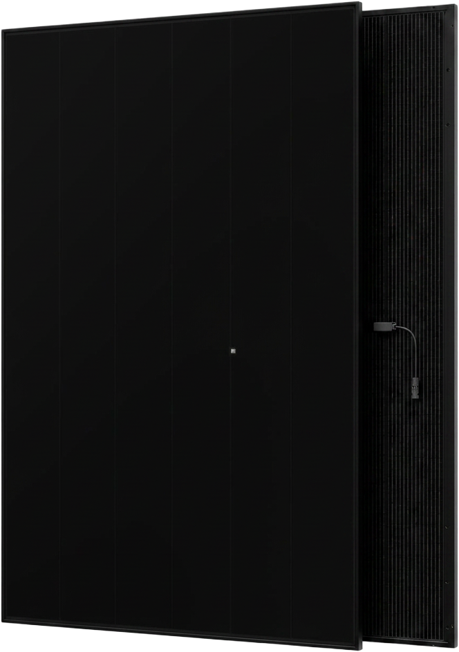 Full-Black Solarmodul in Glas-Glas-Bauweise